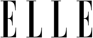 Black 'ELLE' logo on a white background
